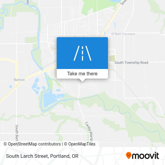 Mapa de South Larch Street