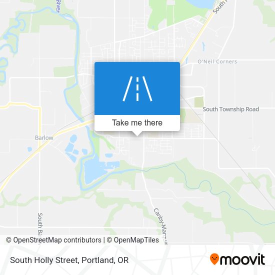 Mapa de South Holly Street