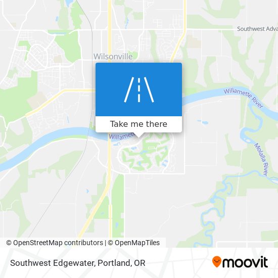 Southwest Edgewater map
