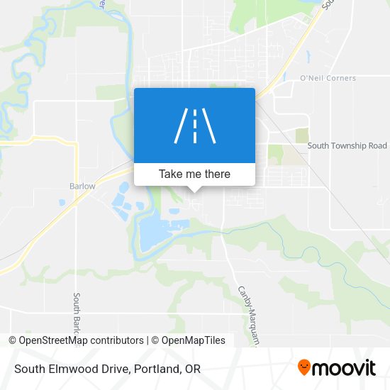 Mapa de South Elmwood Drive