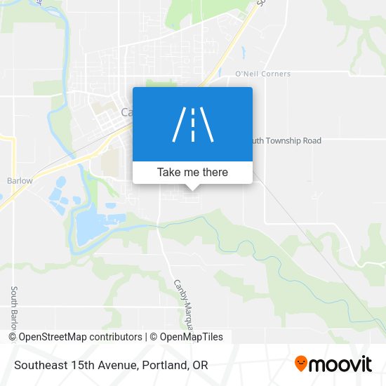 Southeast 15th Avenue map