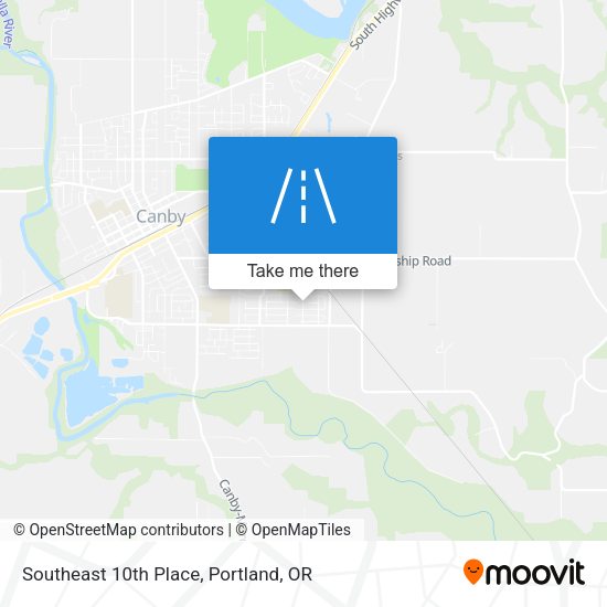 Mapa de Southeast 10th Place