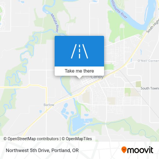 Northwest 5th Drive map