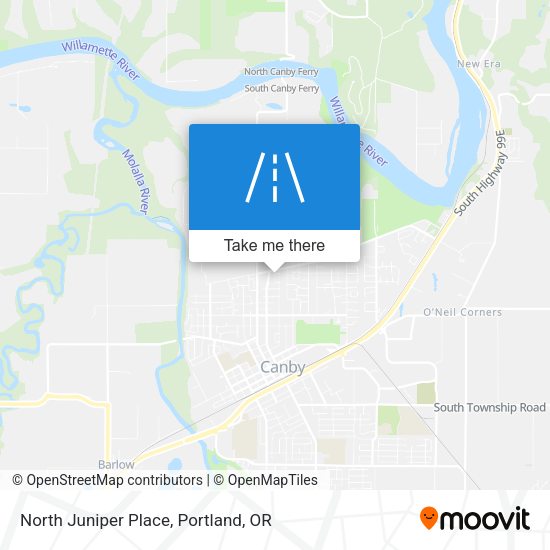 North Juniper Place map