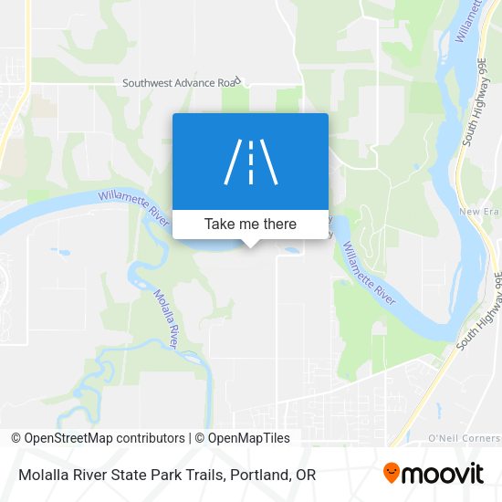 Molalla River State Park Trails map