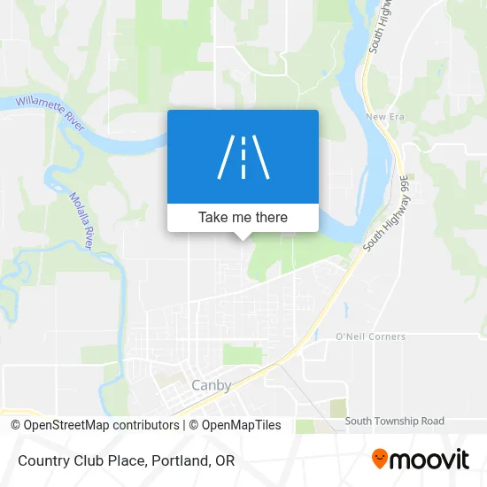 Country Club Place map