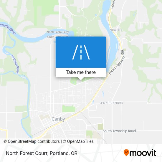 Mapa de North Forest Court