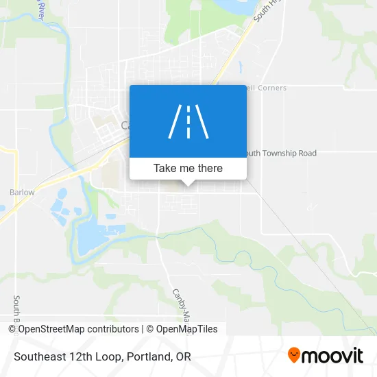 Southeast 12th Loop map