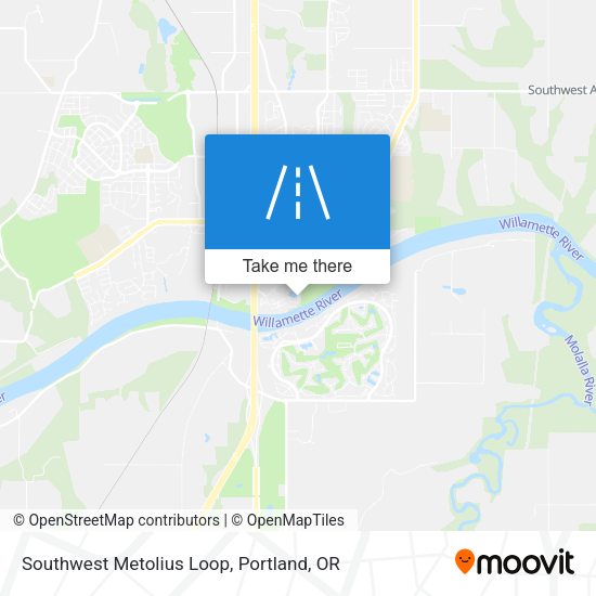 Mapa de Southwest Metolius Loop