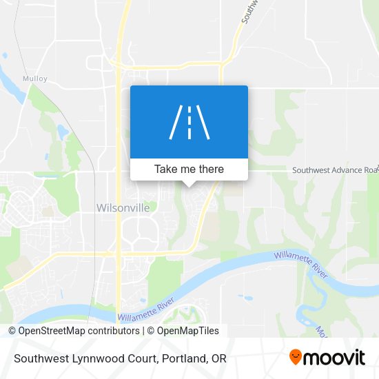 Mapa de Southwest Lynnwood Court