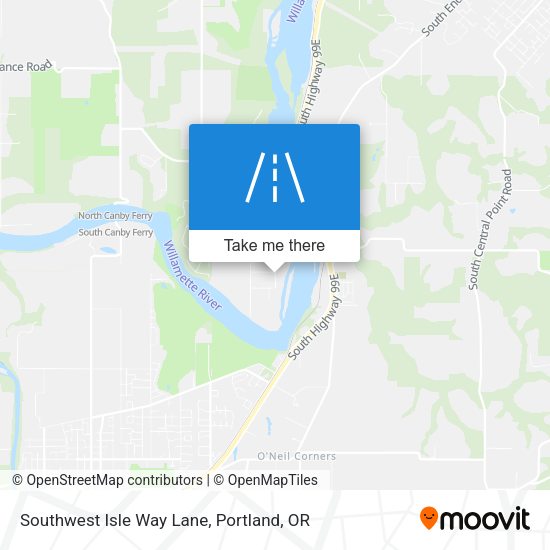 Southwest Isle Way Lane map