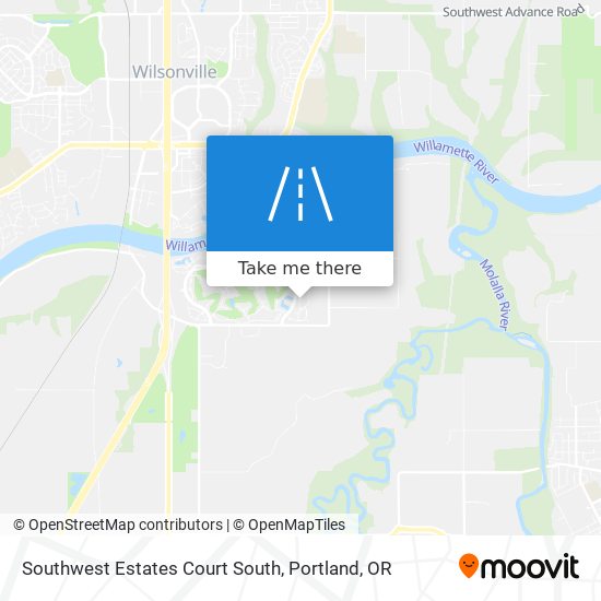 Southwest Estates Court South map