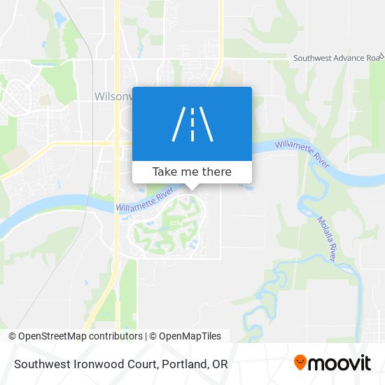 Mapa de Southwest Ironwood Court