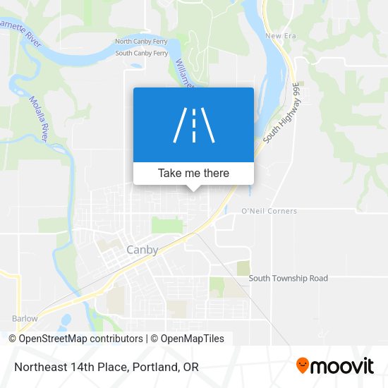 Mapa de Northeast 14th Place