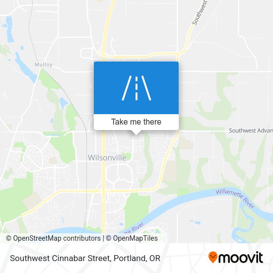Mapa de Southwest Cinnabar Street
