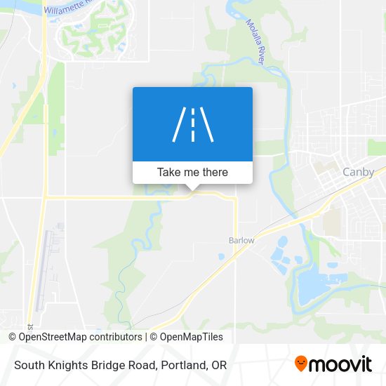 South Knights Bridge Road map