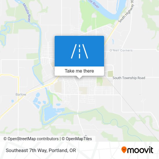 Mapa de Southeast 7th Way