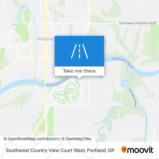 Southwest Country View Court West map