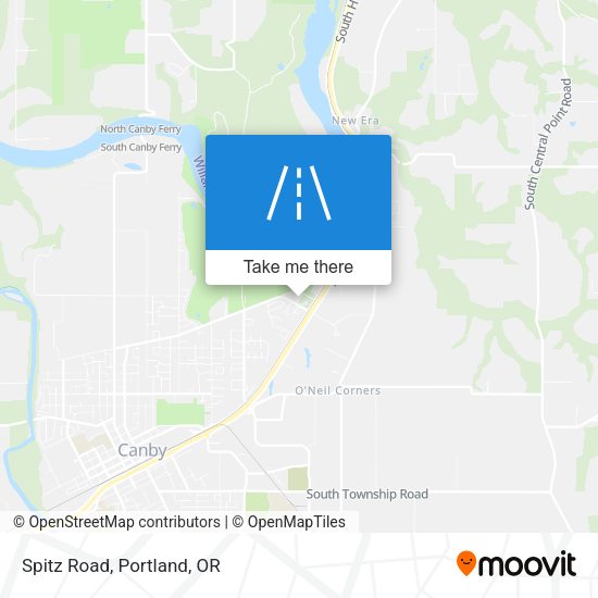 Mapa de Spitz Road
