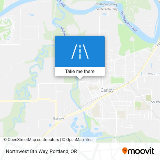 Mapa de Northwest 8th Way