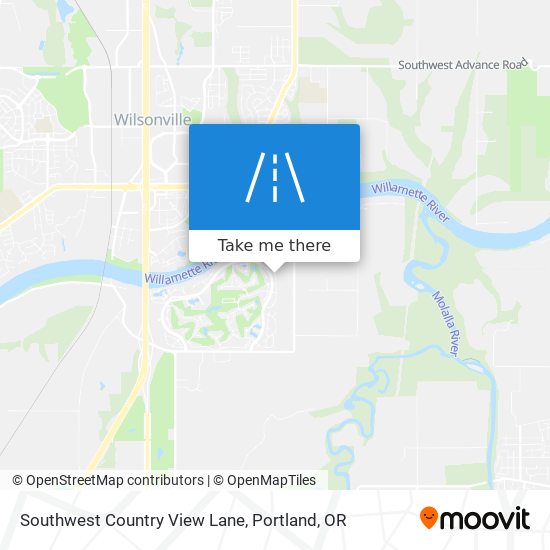 Mapa de Southwest Country View Lane