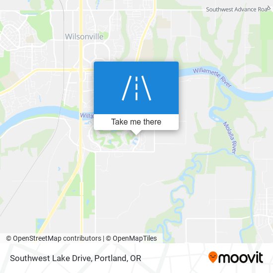 Mapa de Southwest Lake Drive