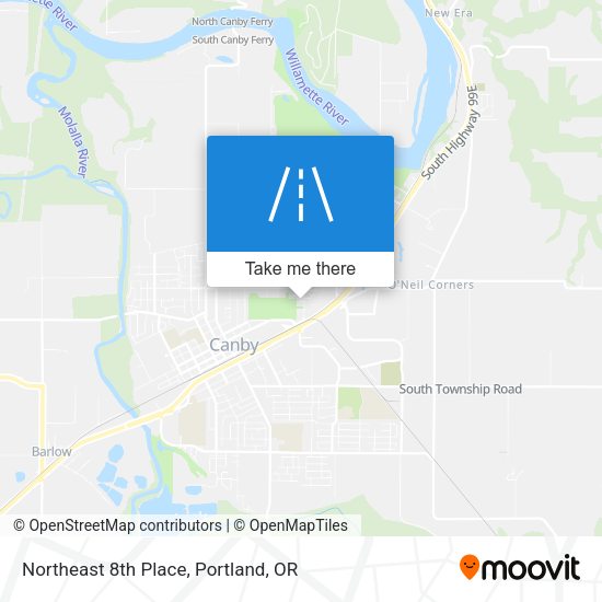 Mapa de Northeast 8th Place