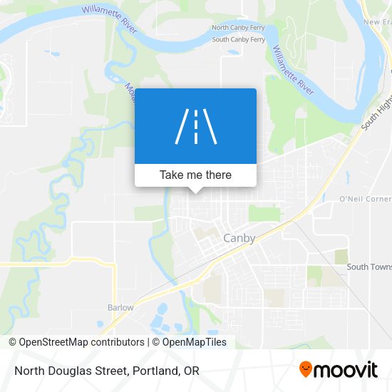 North Douglas Street map