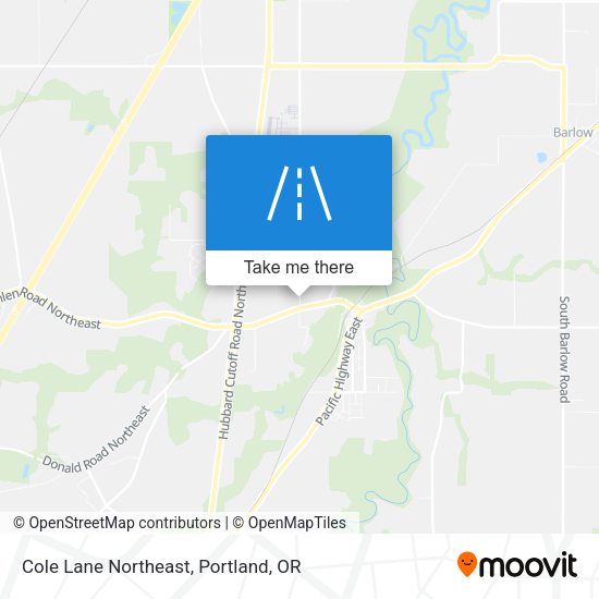 Cole Lane Northeast map
