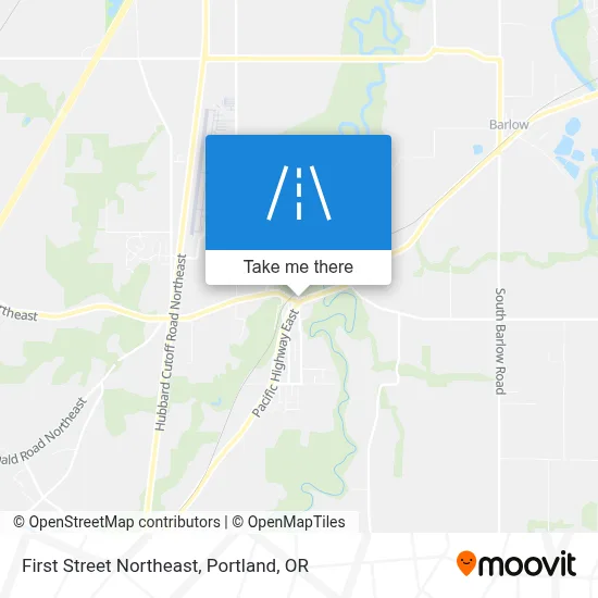 First Street Northeast map