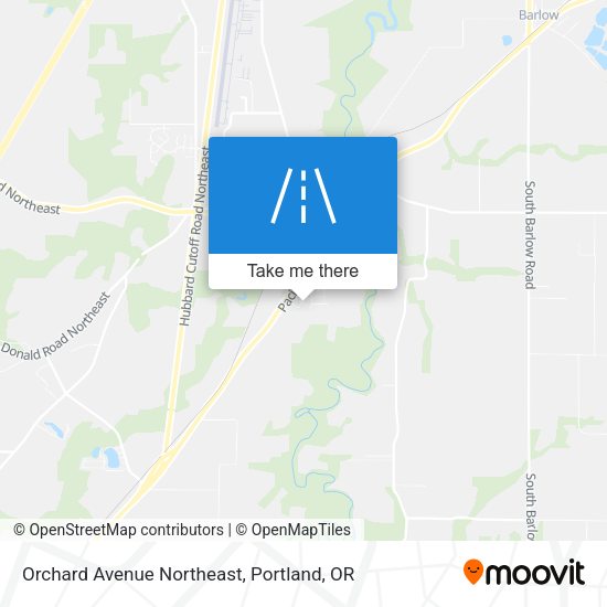 Orchard Avenue Northeast map