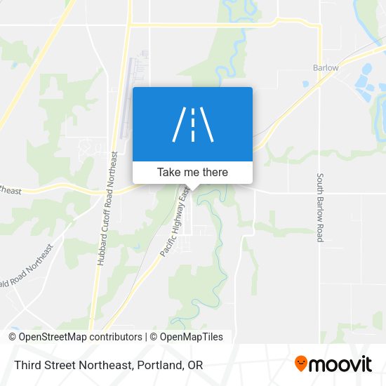 Third Street Northeast map