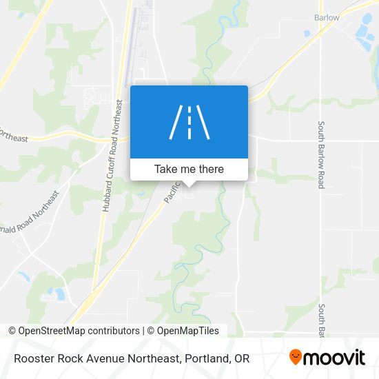 Rooster Rock Avenue Northeast map
