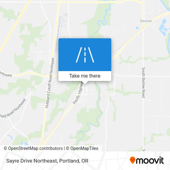 Sayre Drive Northeast map