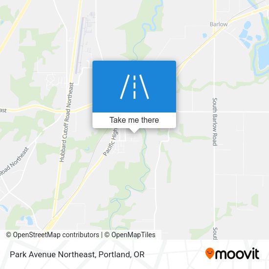 Park Avenue Northeast map