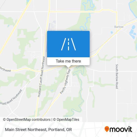 Main Street Northeast map