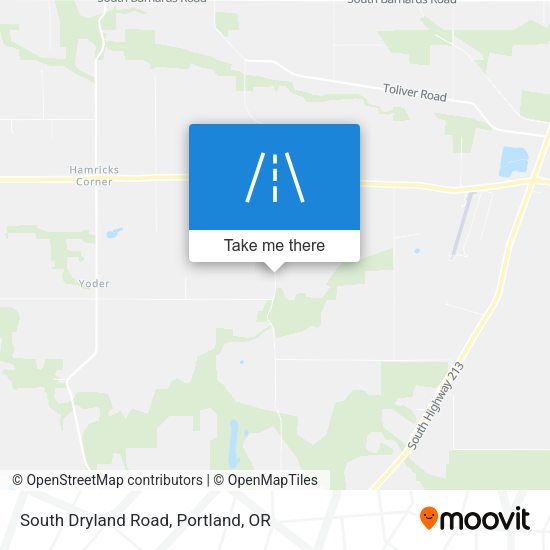 South Dryland Road map
