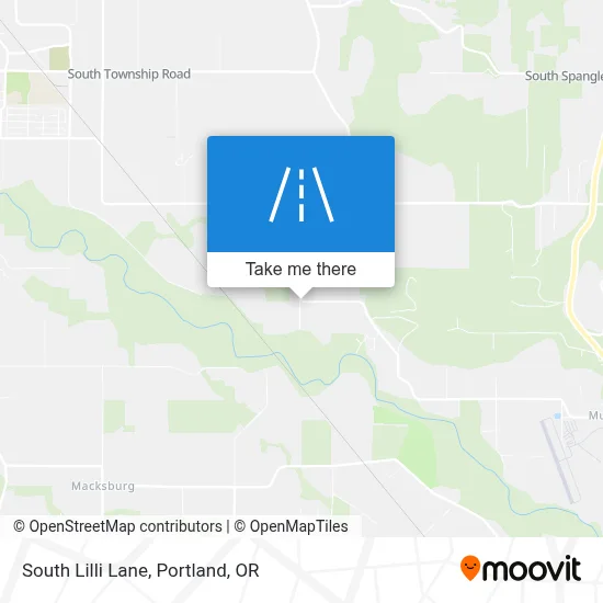 South Lilli Lane map