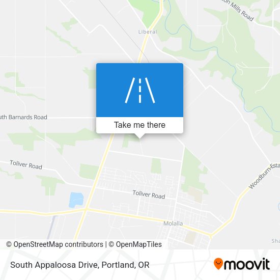 Mapa de South Appaloosa Drive