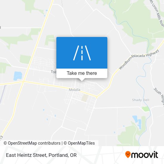 East Heintz Street map