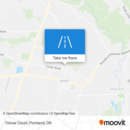 Mapa de Toliver Court