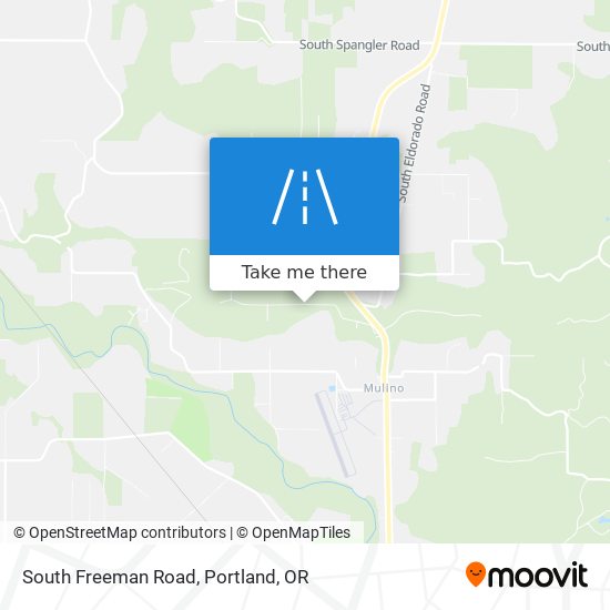 South Freeman Road map