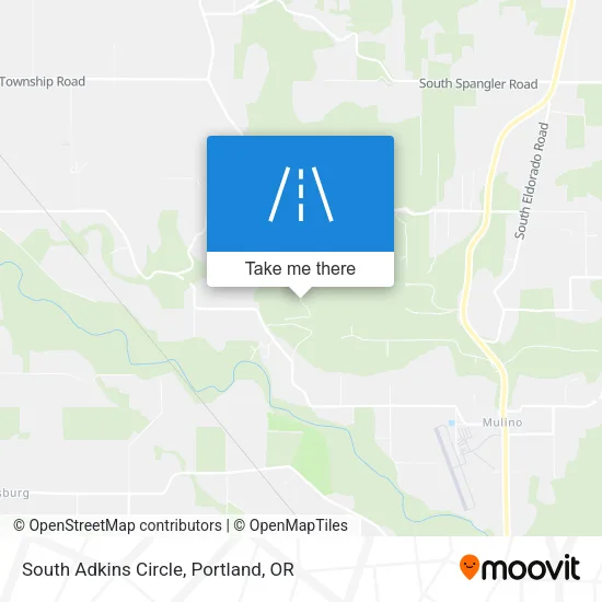 Mapa de South Adkins Circle