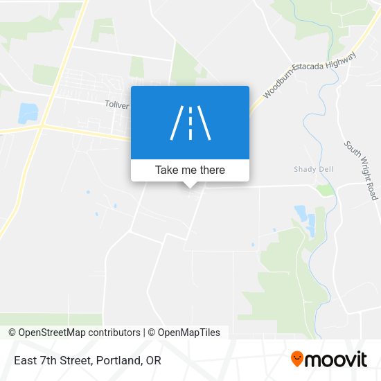Mapa de East 7th Street