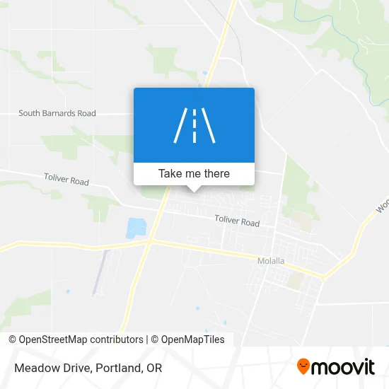 Meadow Drive map