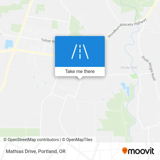 Mathias Drive map