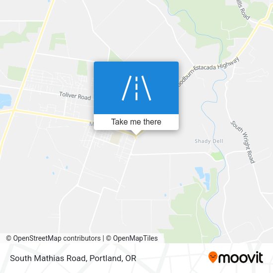 South Mathias Road map