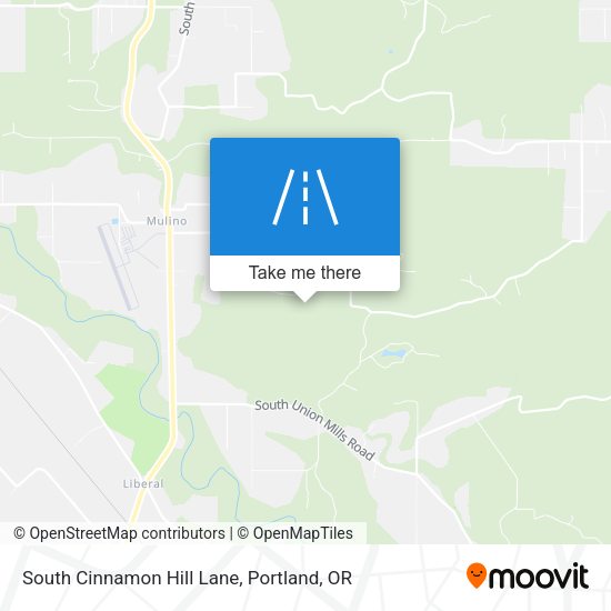 South Cinnamon Hill Lane map