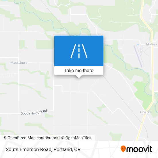 South Emerson Road map