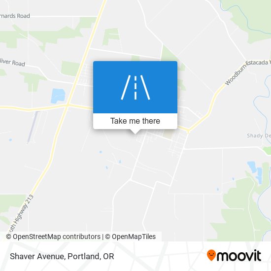 Shaver Avenue map